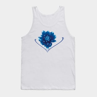 Blue Mountain Rose Tank Top